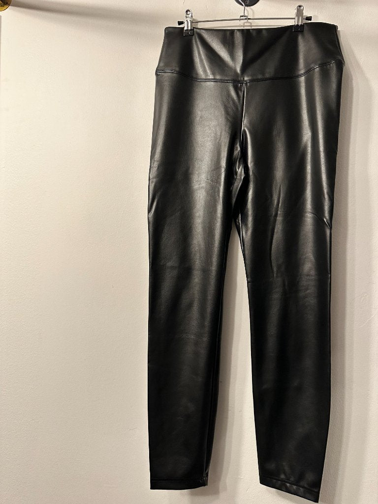 White House Black Market (Runway legging), black faux leather